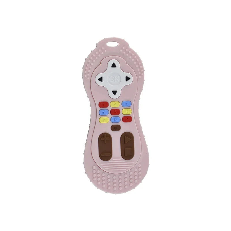 Baby Teething Toys Silicone Chew Teether Teethers for Babies Development Baby Rattle Newborn Infant Sensory Baby Toys 0-3-6-12 M
