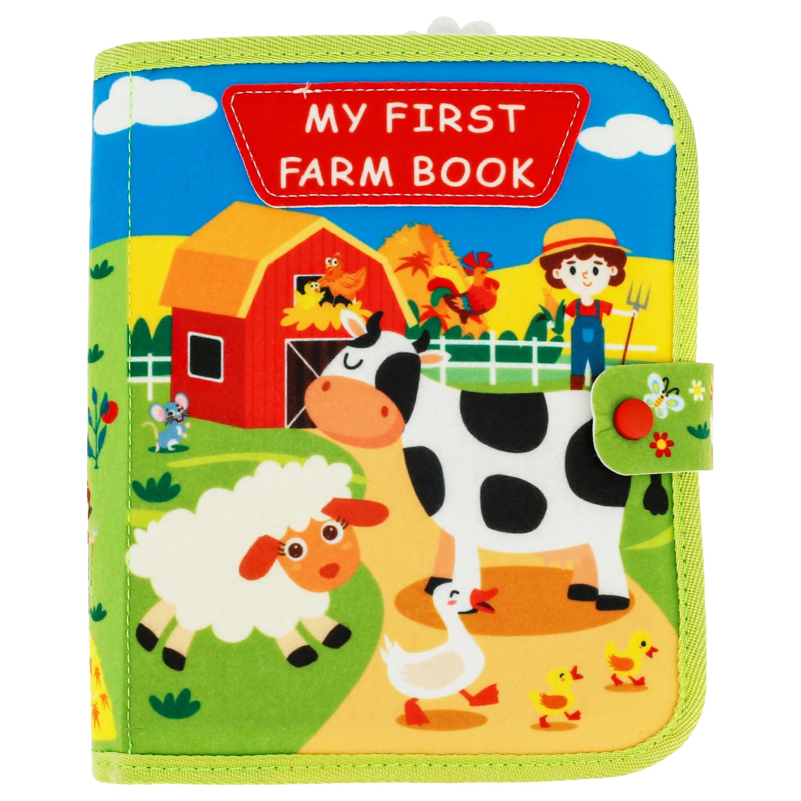 Baby Felt Books Educational Sensory Toy Animals Sensory Books Early Development Interactive Quiet Books Educational Sensory Toy