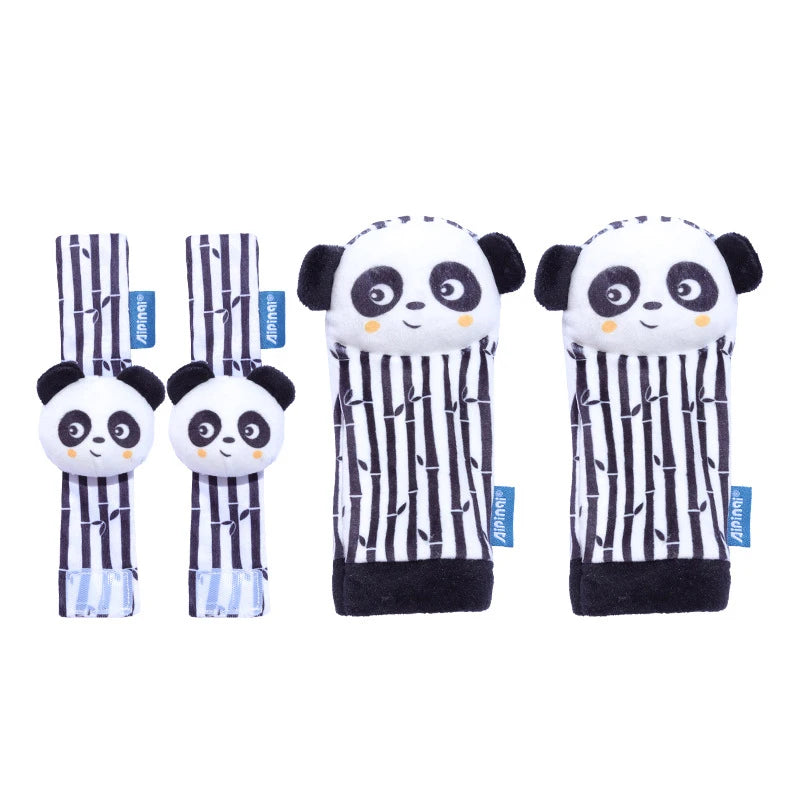 Baby Toys 0 6 12 Months Cute Stuffed Animals Baby Rattle Socks Wrist Baby Rattles Newborn Toys Make Sounds Games For Babies