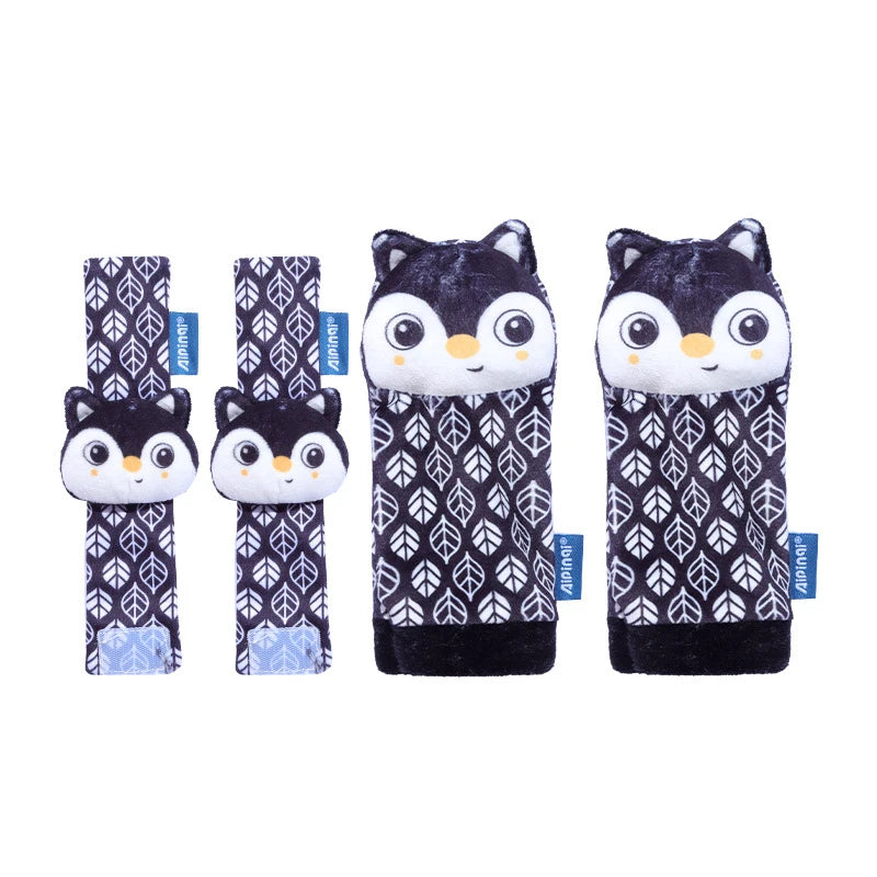 Baby Toys 0 6 12 Months Cute Stuffed Animals Baby Rattle Socks Wrist Baby Rattles Newborn Toys Make Sounds Games For Babies